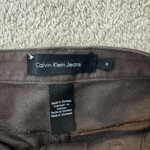 Calvin Klein Women’s Brown Pants Size 4 - Picture 8 of 11